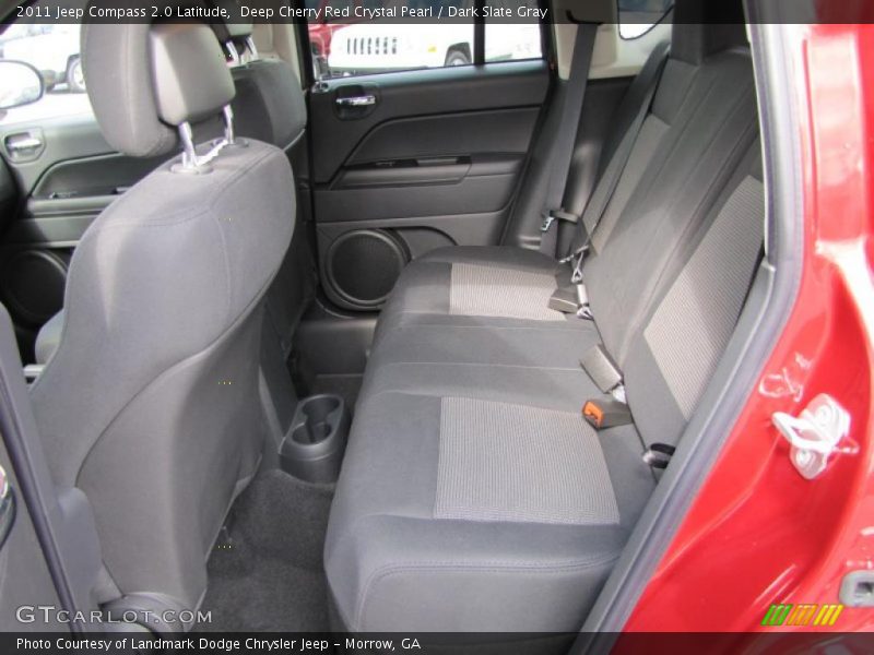 Deep Cherry Red Crystal Pearl / Dark Slate Gray 2011 Jeep Compass 2.0 Latitude