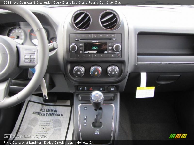 Deep Cherry Red Crystal Pearl / Dark Slate Gray 2011 Jeep Compass 2.0 Latitude