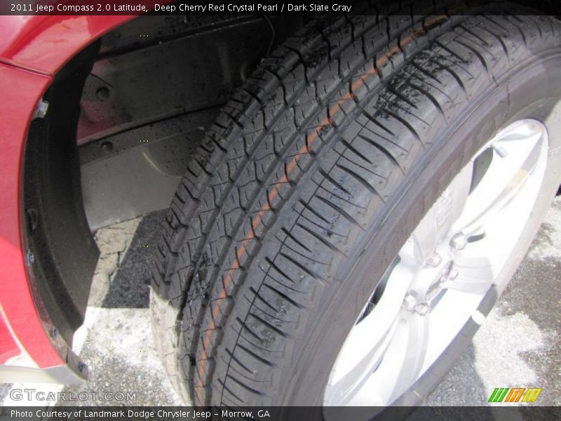 Deep Cherry Red Crystal Pearl / Dark Slate Gray 2011 Jeep Compass 2.0 Latitude
