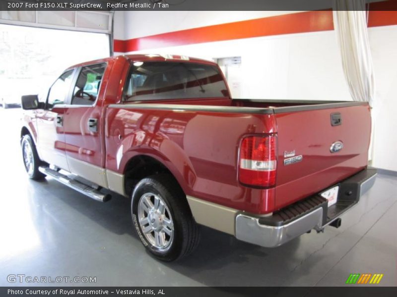 Redfire Metallic / Tan 2007 Ford F150 XLT SuperCrew