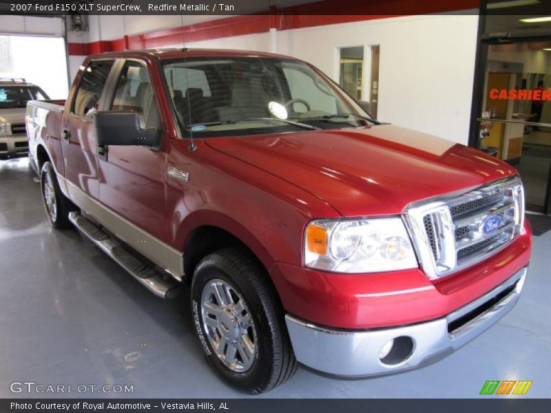 Redfire Metallic / Tan 2007 Ford F150 XLT SuperCrew