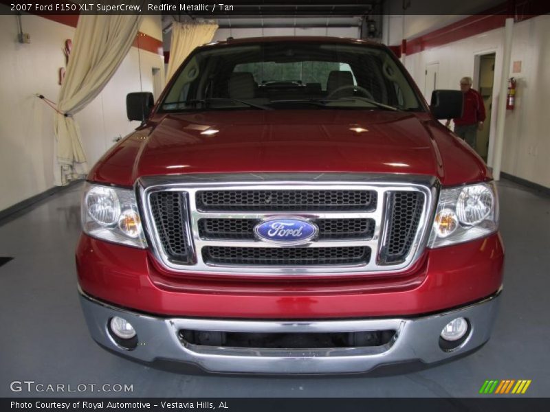 Redfire Metallic / Tan 2007 Ford F150 XLT SuperCrew