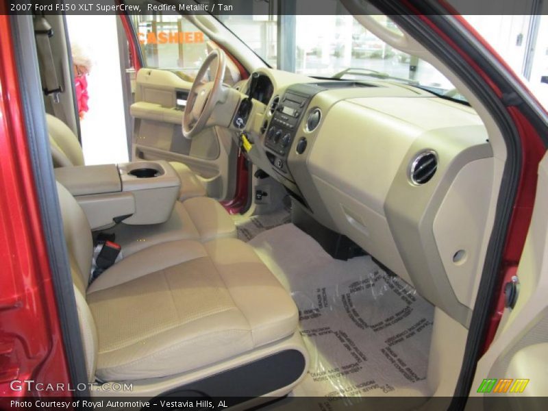 Redfire Metallic / Tan 2007 Ford F150 XLT SuperCrew