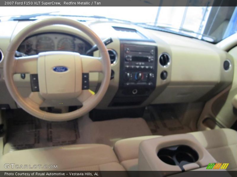 Redfire Metallic / Tan 2007 Ford F150 XLT SuperCrew