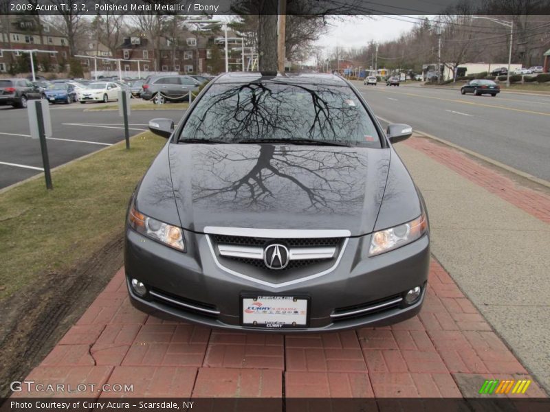 Polished Metal Metallic / Ebony 2008 Acura TL 3.2