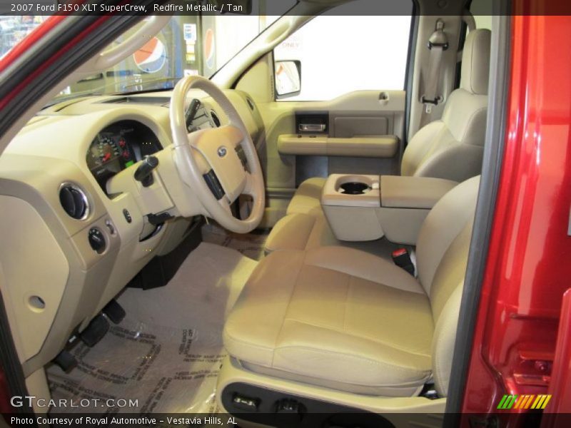 Redfire Metallic / Tan 2007 Ford F150 XLT SuperCrew