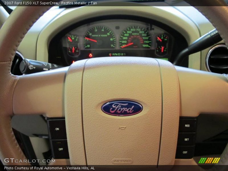Redfire Metallic / Tan 2007 Ford F150 XLT SuperCrew