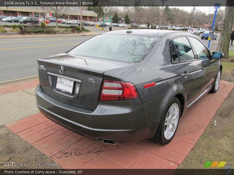 Polished Metal Metallic / Ebony 2008 Acura TL 3.2