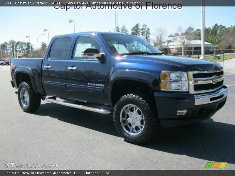 Imperial Blue Metallic / Ebony 2011 Chevrolet Silverado 1500 LT Crew Cab 4x4