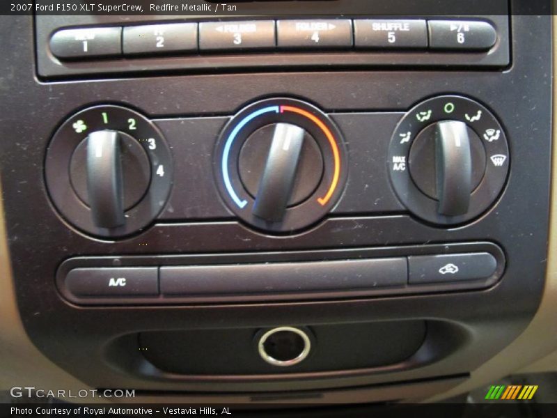 Redfire Metallic / Tan 2007 Ford F150 XLT SuperCrew