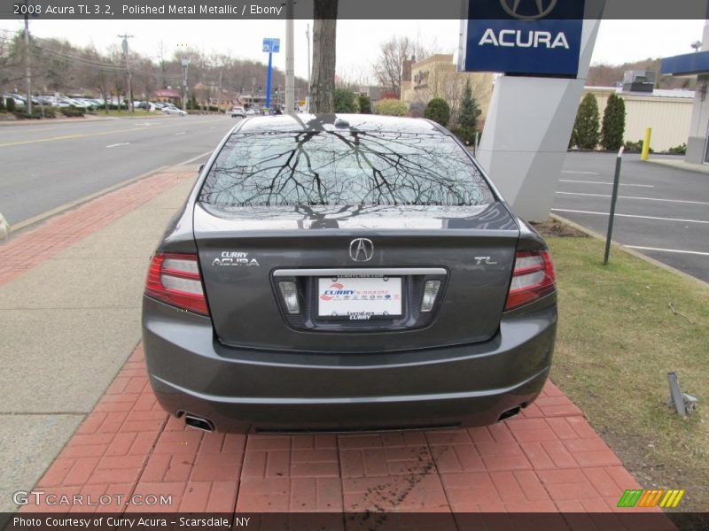 Polished Metal Metallic / Ebony 2008 Acura TL 3.2