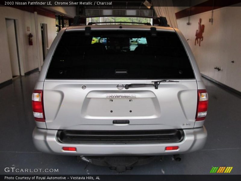 Chrome Silver Metallic / Charcoal 2003 Nissan Pathfinder LE