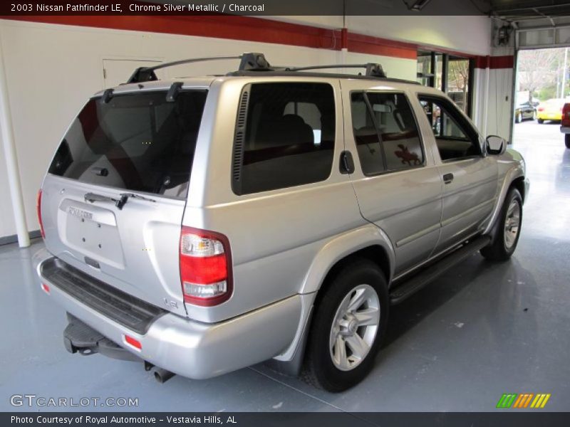 Chrome Silver Metallic / Charcoal 2003 Nissan Pathfinder LE