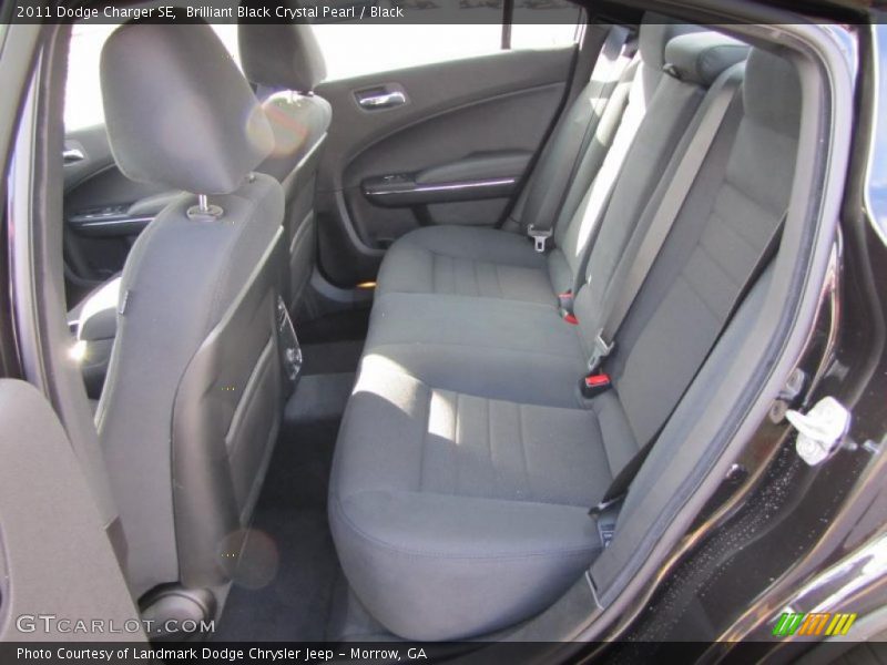 Brilliant Black Crystal Pearl / Black 2011 Dodge Charger SE
