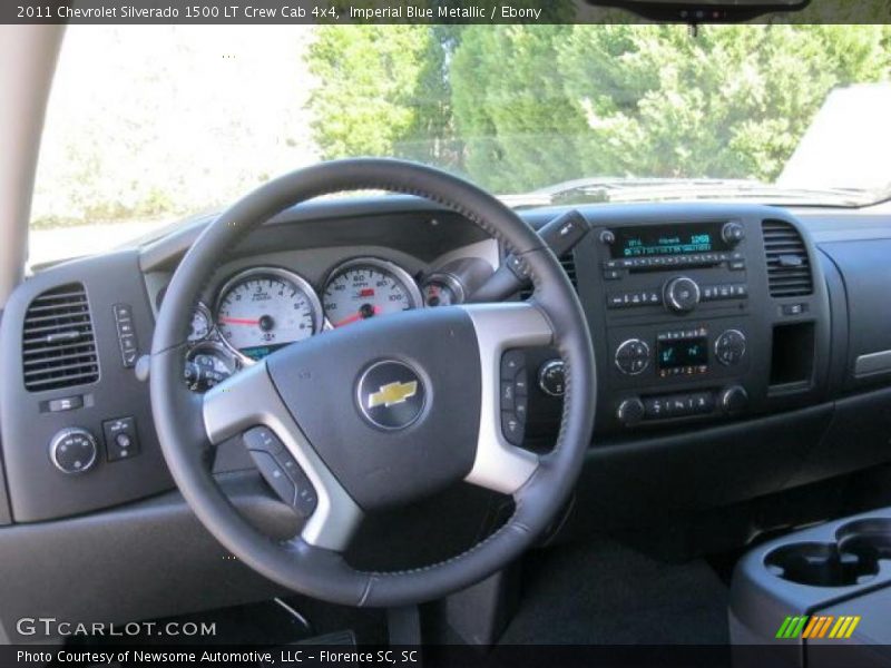 Imperial Blue Metallic / Ebony 2011 Chevrolet Silverado 1500 LT Crew Cab 4x4