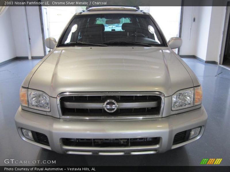 Chrome Silver Metallic / Charcoal 2003 Nissan Pathfinder LE