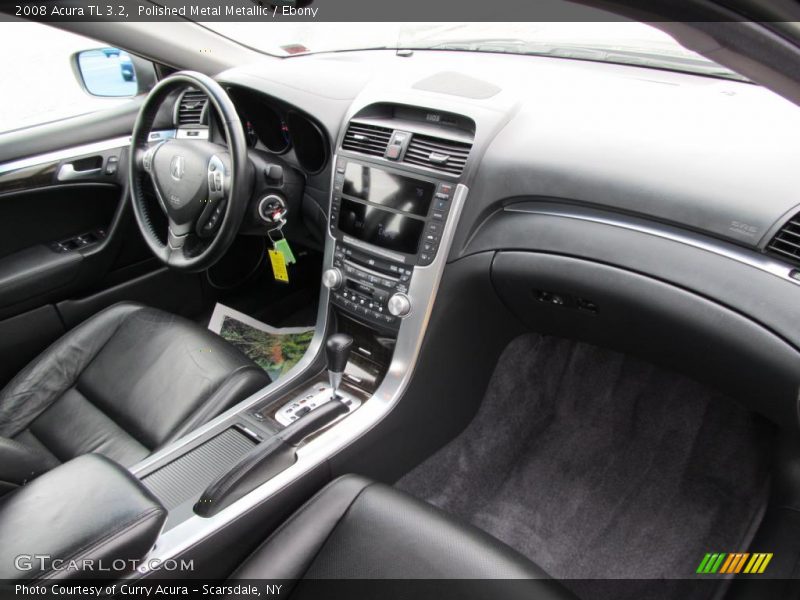Polished Metal Metallic / Ebony 2008 Acura TL 3.2