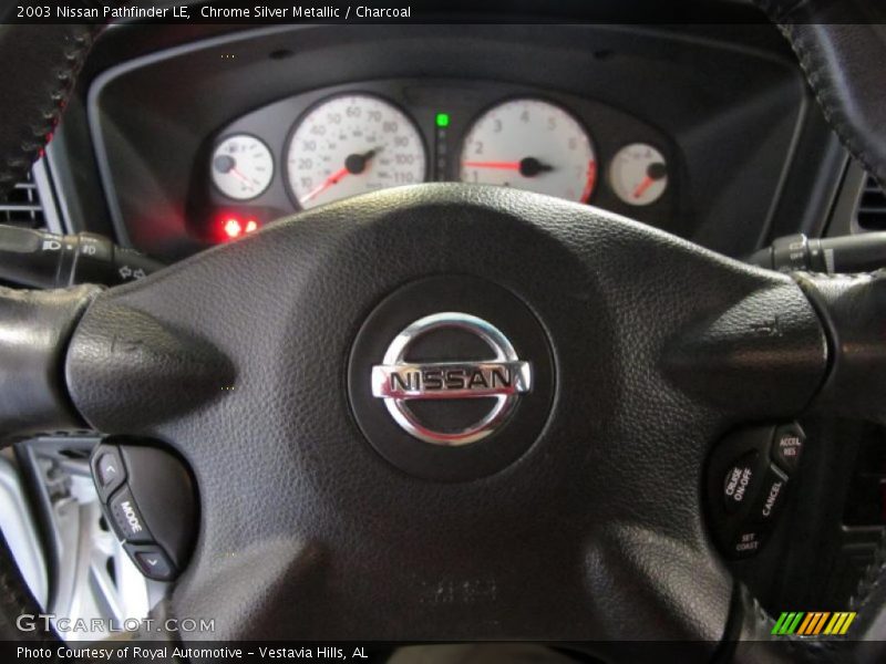 Chrome Silver Metallic / Charcoal 2003 Nissan Pathfinder LE