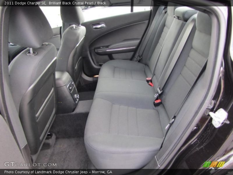 Brilliant Black Crystal Pearl / Black 2011 Dodge Charger SE
