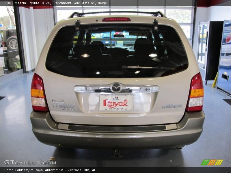 Parchment Gold Metallic / Beige 2002 Mazda Tribute LX V6