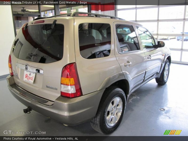 Parchment Gold Metallic / Beige 2002 Mazda Tribute LX V6
