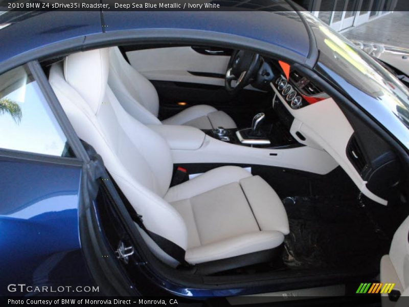  2010 Z4 sDrive35i Roadster Ivory White Interior