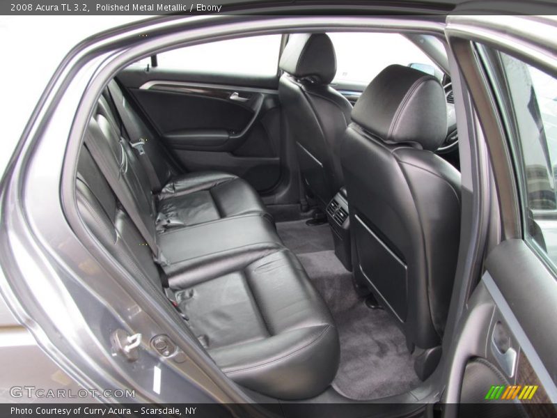Polished Metal Metallic / Ebony 2008 Acura TL 3.2