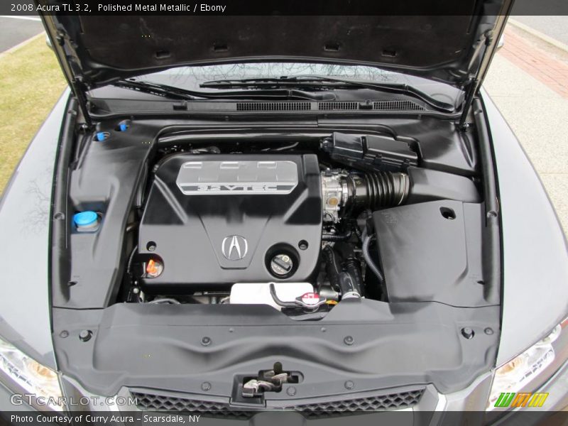 Polished Metal Metallic / Ebony 2008 Acura TL 3.2