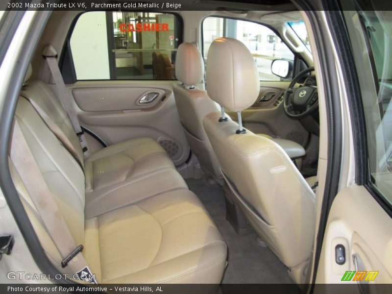 Parchment Gold Metallic / Beige 2002 Mazda Tribute LX V6