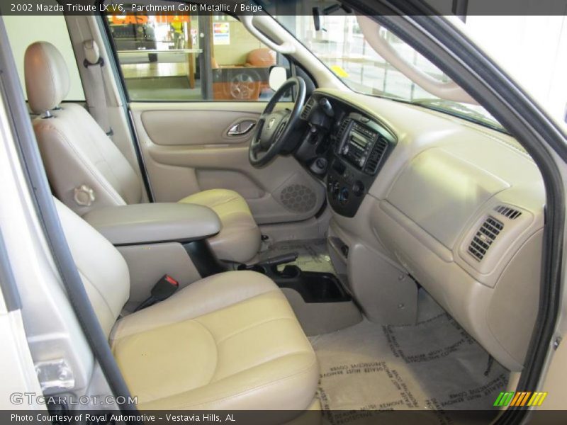 Parchment Gold Metallic / Beige 2002 Mazda Tribute LX V6
