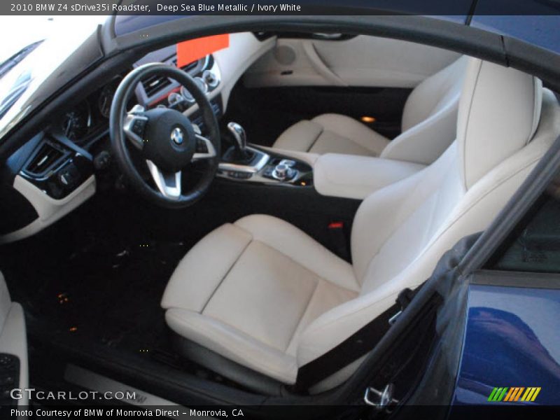  2010 Z4 sDrive35i Roadster Ivory White Interior