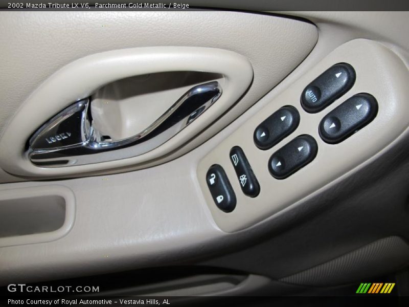 Parchment Gold Metallic / Beige 2002 Mazda Tribute LX V6
