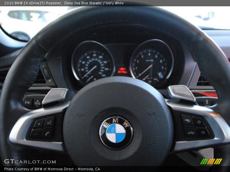 Controls of 2010 Z4 sDrive35i Roadster