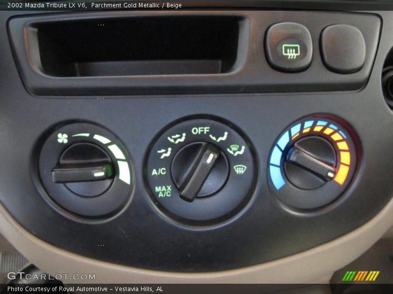 Parchment Gold Metallic / Beige 2002 Mazda Tribute LX V6
