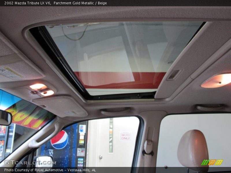 Parchment Gold Metallic / Beige 2002 Mazda Tribute LX V6