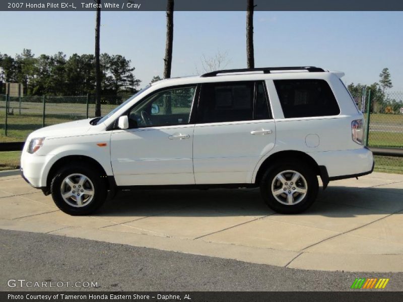 Taffeta White / Gray 2007 Honda Pilot EX-L