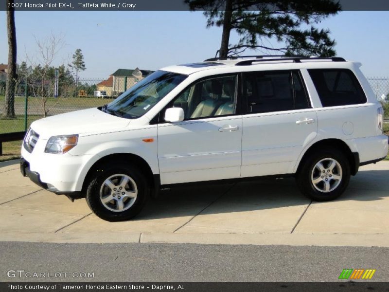 Taffeta White / Gray 2007 Honda Pilot EX-L