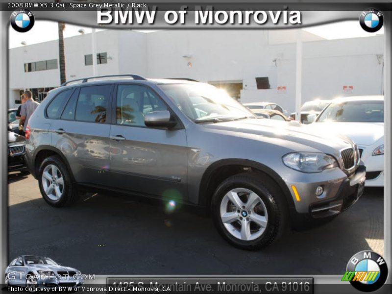 Space Grey Metallic / Black 2008 BMW X5 3.0si