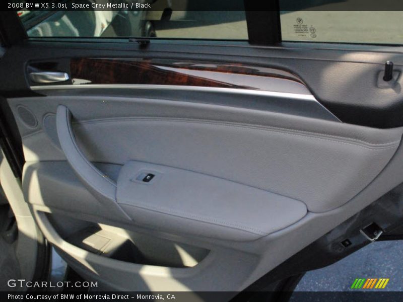 Space Grey Metallic / Black 2008 BMW X5 3.0si