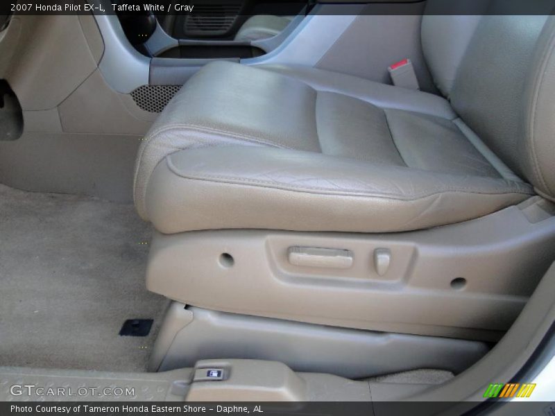 Taffeta White / Gray 2007 Honda Pilot EX-L