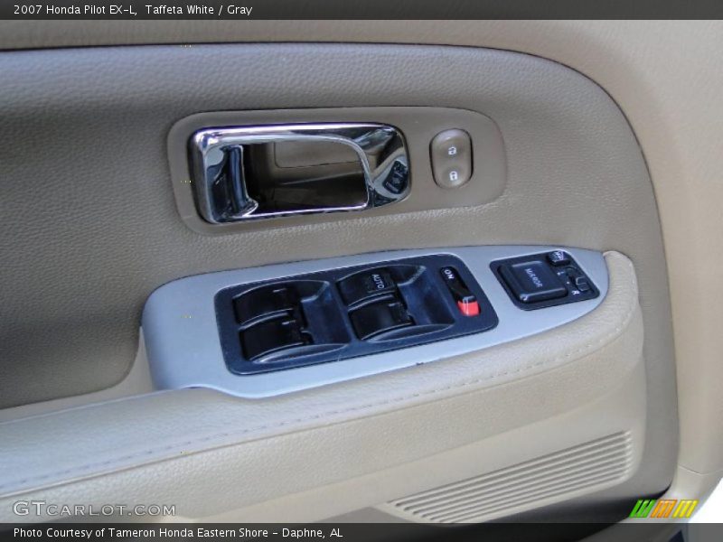 Taffeta White / Gray 2007 Honda Pilot EX-L