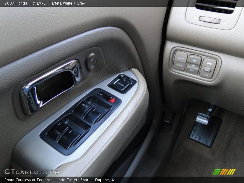 Taffeta White / Gray 2007 Honda Pilot EX-L