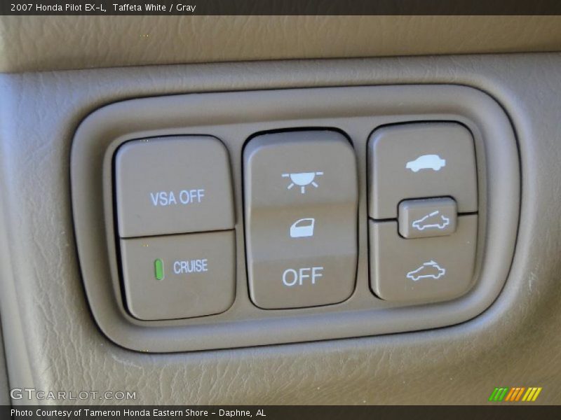 Taffeta White / Gray 2007 Honda Pilot EX-L