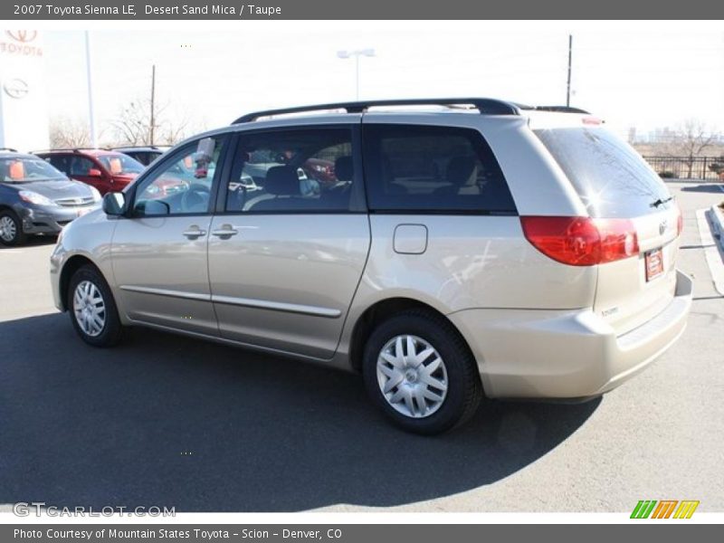 Desert Sand Mica / Taupe 2007 Toyota Sienna LE