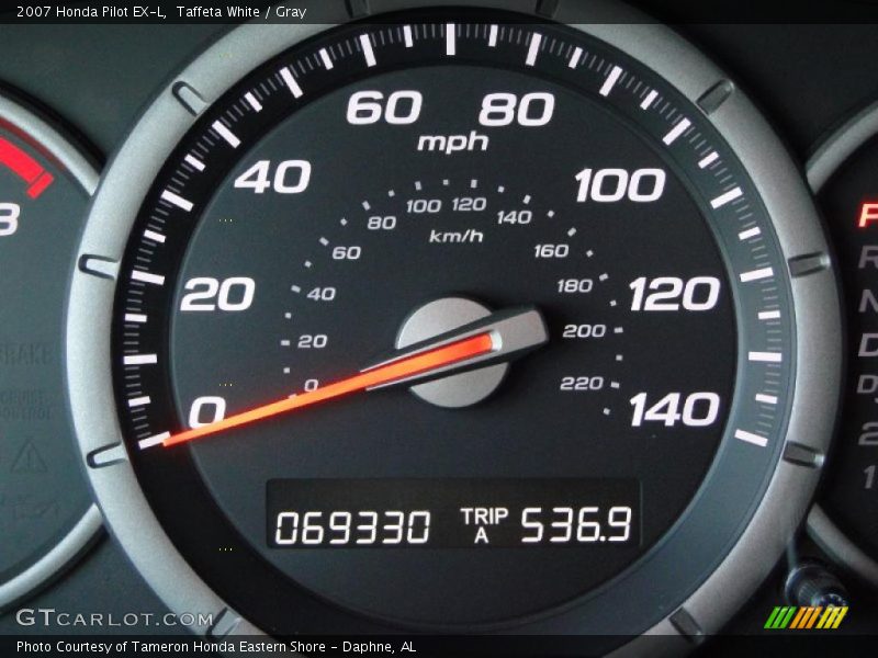 Taffeta White / Gray 2007 Honda Pilot EX-L