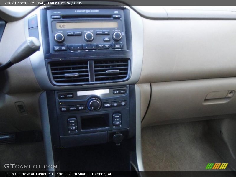 Taffeta White / Gray 2007 Honda Pilot EX-L