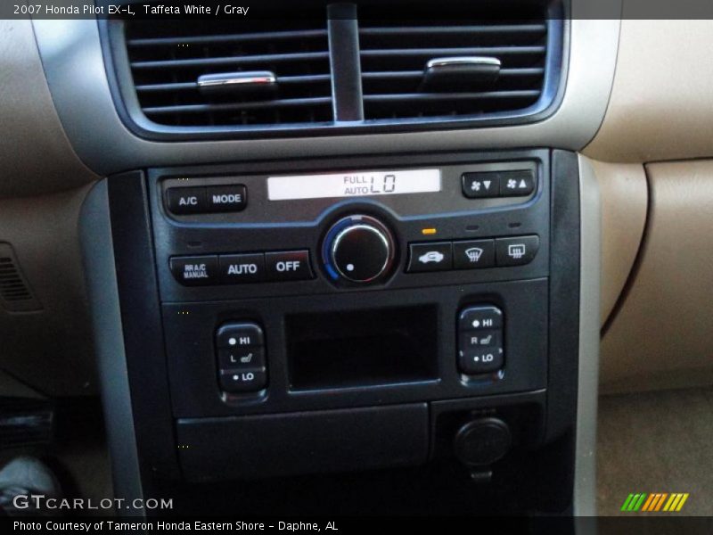 Taffeta White / Gray 2007 Honda Pilot EX-L