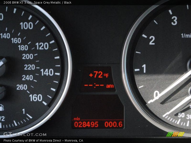 Space Grey Metallic / Black 2008 BMW X5 3.0si