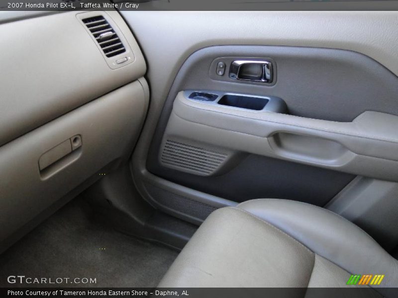 Taffeta White / Gray 2007 Honda Pilot EX-L