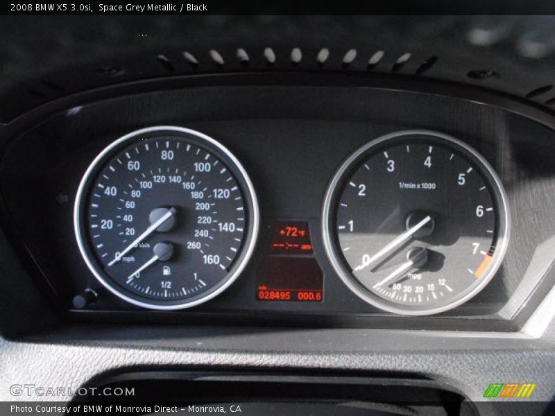 Space Grey Metallic / Black 2008 BMW X5 3.0si